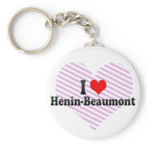 I Love Henin-Beaumont, France Key Chains