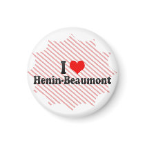 I Love Henin-Beaumont, France Fridge Magnets