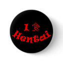 I Love Hentai pin buttons by Kiba_47 I Love Hentai pin buttons
