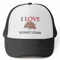 I Love Hermit Crabs Mesh Hat