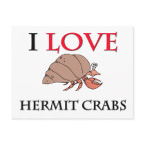 I Love Hermit Crabs postcards by tshirtshirts I Love Hermit Crabs postcards
