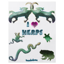 I Love Herps flyers