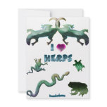 I Love Herps Invitations