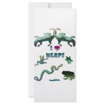 I Love Herps Custom Rack Cards