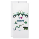I Love Herps Custom Rack Cards