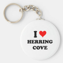 I Love Herring Cove Massachusetts Key Chain