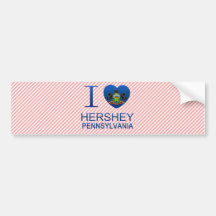 I Love Hershey, PA Bumper Sticker