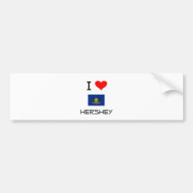 I Love Hershey Pennsylvania Bumper Sticker