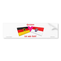 I Love Hessen ist mir lieb bumper stickers