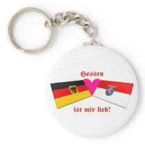 I Love Hessen ist mir lieb Key Chain