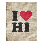 I LOVE HI posters