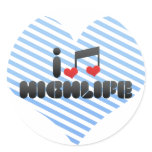 I Love Highlife Sticker