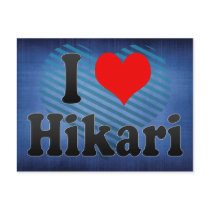 I Love Hikari, Japan Postcard
