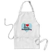 I Love Hiking, Backpacking Apron