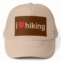 I Love Hiking Trucker Hat