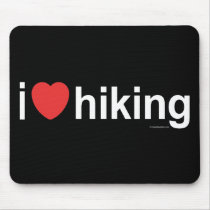 I Love Hiking Mouse Pad