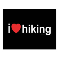 I Love Hiking postcards
