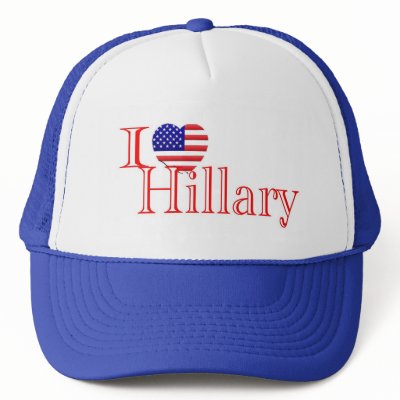 I love Hillary Hat by WakadyWak