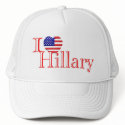 I Love Hillary Hat by WakadyWak I Love Hillary Hat