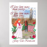 I love him more than poetry: Fish and Rose poster posters