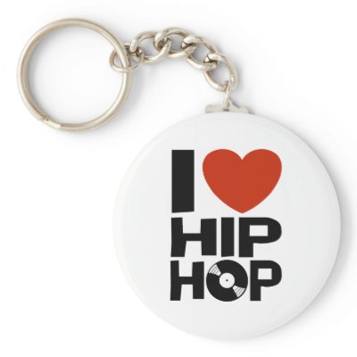 I Love Hip Hop keychains