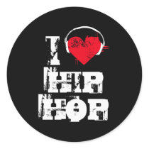 I love hip hop round stickers