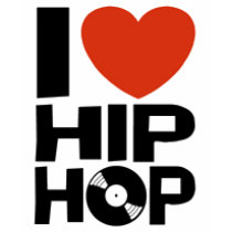 I LOVE HIP HOP T-Shirt by babiecee I LOVE HIP HOP T-Shirt