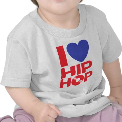 I Love Hip Hop t-shirts