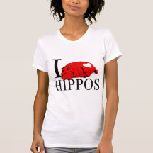 I Love Hippos T-shirts
