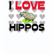 I Love Hippos shirt