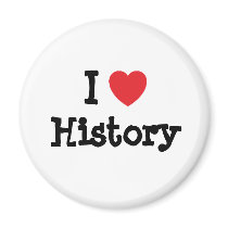 I love History heart custom personalized magnets by funnycustomtshirts I love History heart custom personalized magnets