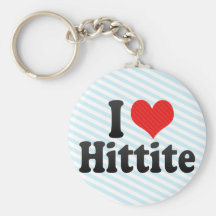 I Love Hittite Key Chain
