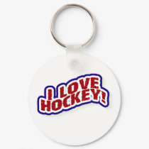 I Love Hockey keychains by sport_shop I Love Hockey keychains