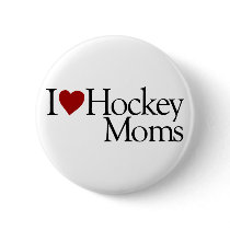 I Love Hockey Moms (Sarah Palin) buttons