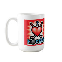 I Love Hockey Mug
