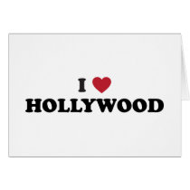 I Love Hollywood Greeting Card