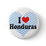 I Love Honduras Pinback Button