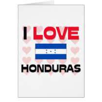 I Love Honduras cards