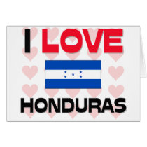 I Love Honduras cards