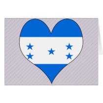 I Love Honduras Greeting Cards