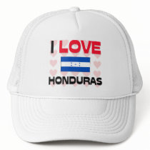 I Love Honduras hats