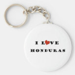 I Love Honduras Keychains