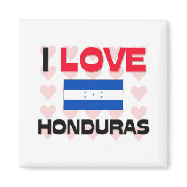 I Love Honduras magnets