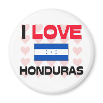 I Love Honduras magnets