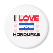 I Love Honduras magnets