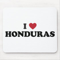 I Love Honduras Mousepad