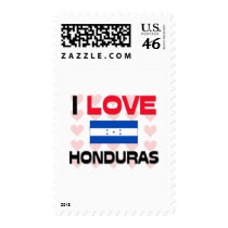 I Love Honduras postage