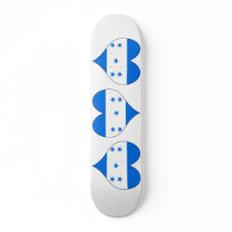 I Love Honduras Custom Skateboard