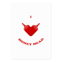 I Love Honey Mead Business Card
