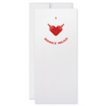 I Love Honey Mead Rack Card Template